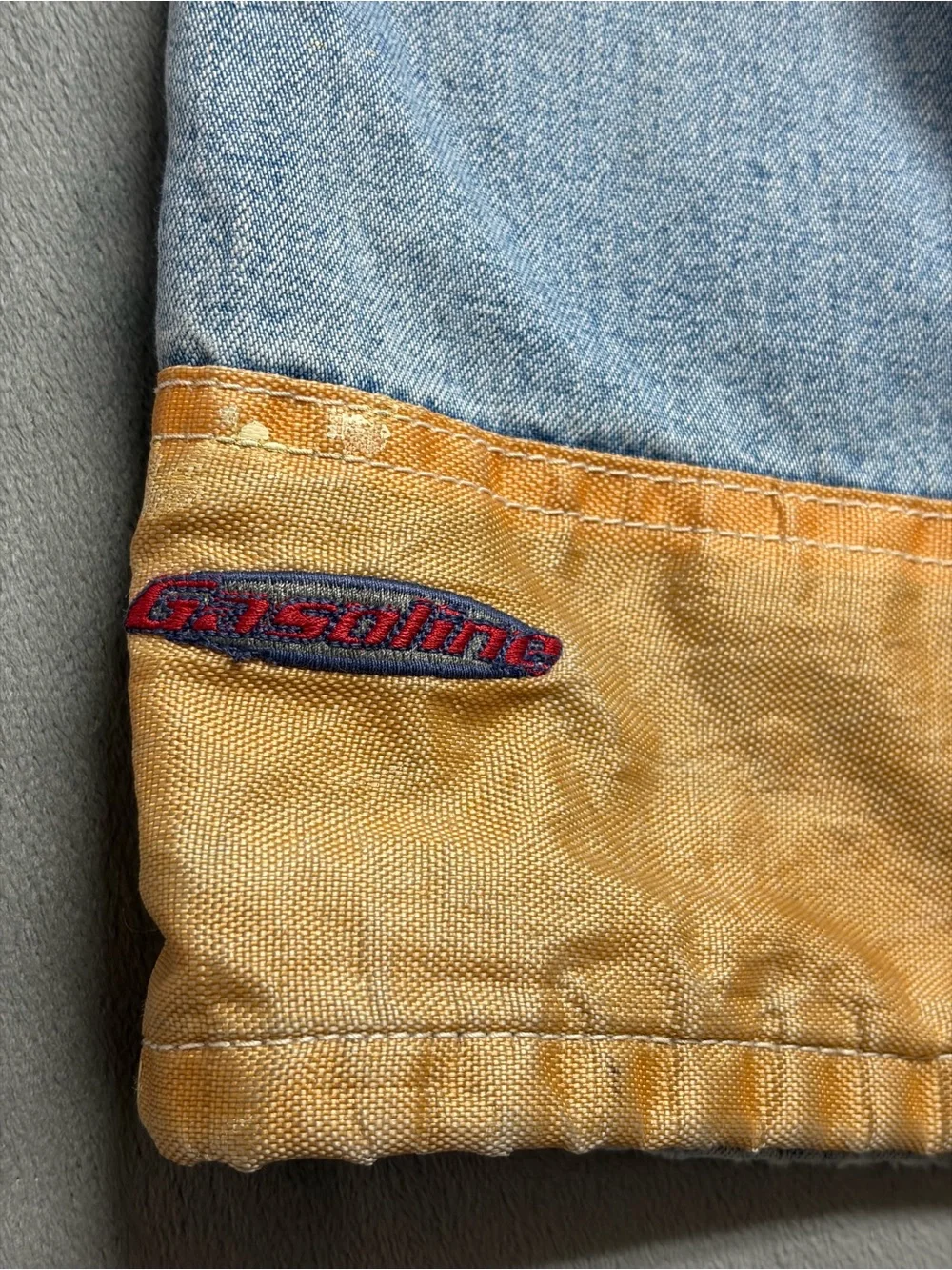 VTG Gasoline Ralph Nakash Denim Shorts 29 Baggy JNCO Style Skate Y2K Distressed